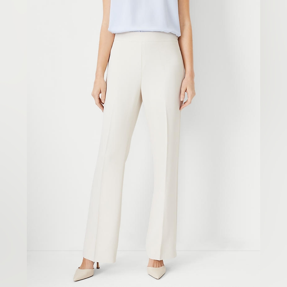 The Petite Side Zip Trouser Pant in Fluid Crepe